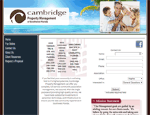 Tablet Screenshot of cambridgeswfl.com